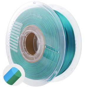 Azurefilm PLA Silk Dual Color Emerald Surf, 1.75mm, 1000 gram
