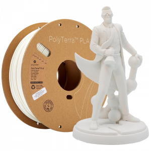 PolyMaker PolyTerra PLA Cotton White Filament 1,75mm 1000g