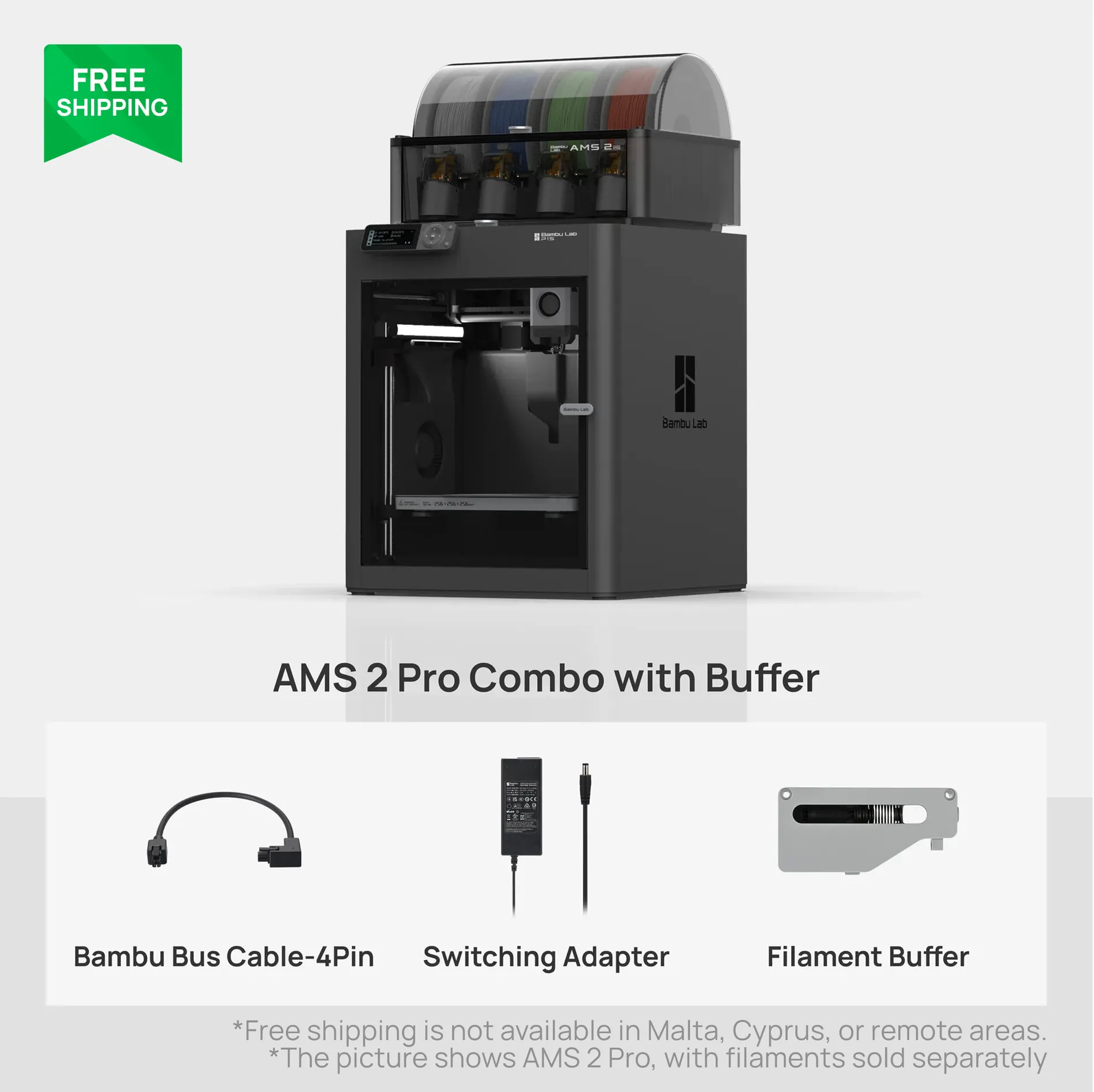 P1SComboams2buffer Bambu Lab P1S Combo AMS 2 Pro Filament buffer - Bild 1