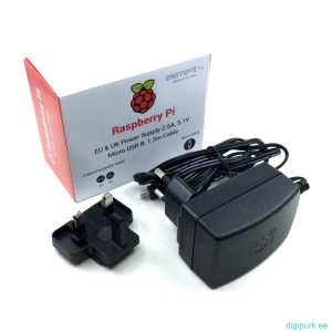 Raspberry PI 3 Micro USB Strömadapter