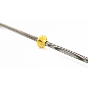 Trapetsskruv / Ledskruv L:500mm diameter: 8mm med mutter