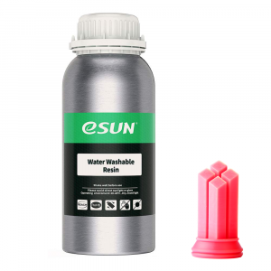 eSUN Water Washable Resin, red, 0.5kg