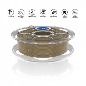 Azurefilm PLA Wood Cork Glitter 1.75mm, 750 gr