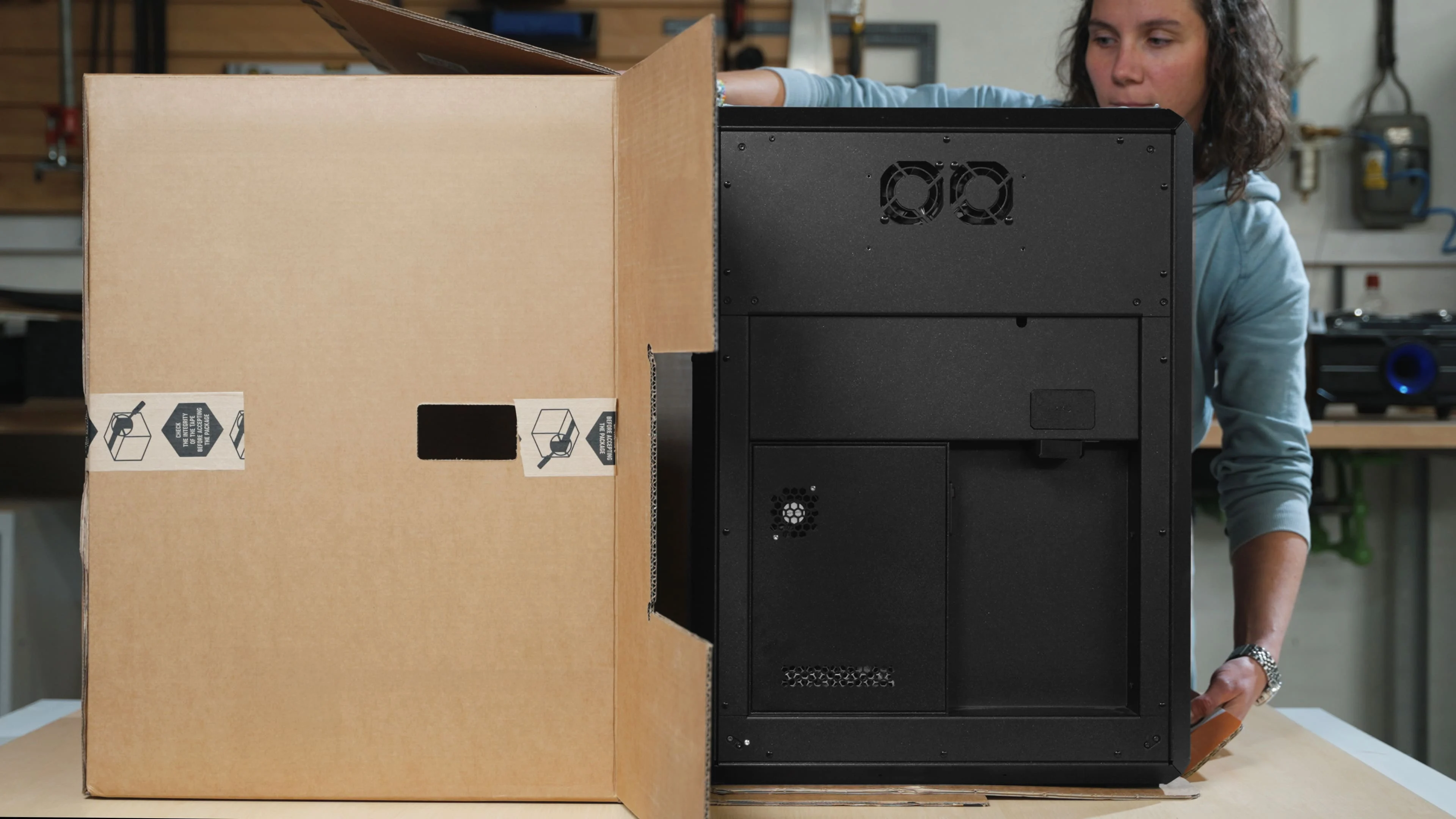 Original Prusa CORE One L uppackning och första utskrift