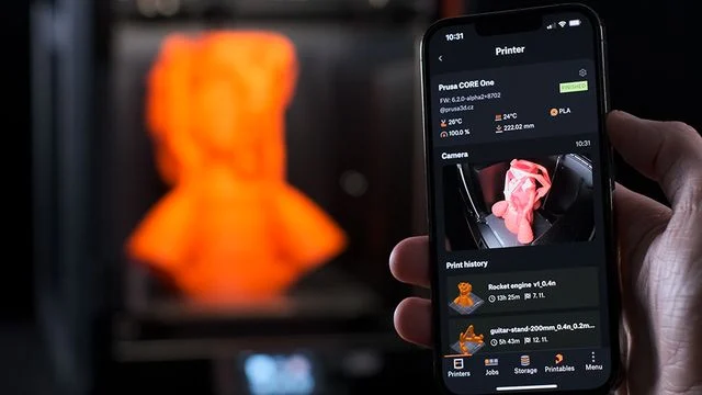 Prusa App till Original Prusa CORE One L